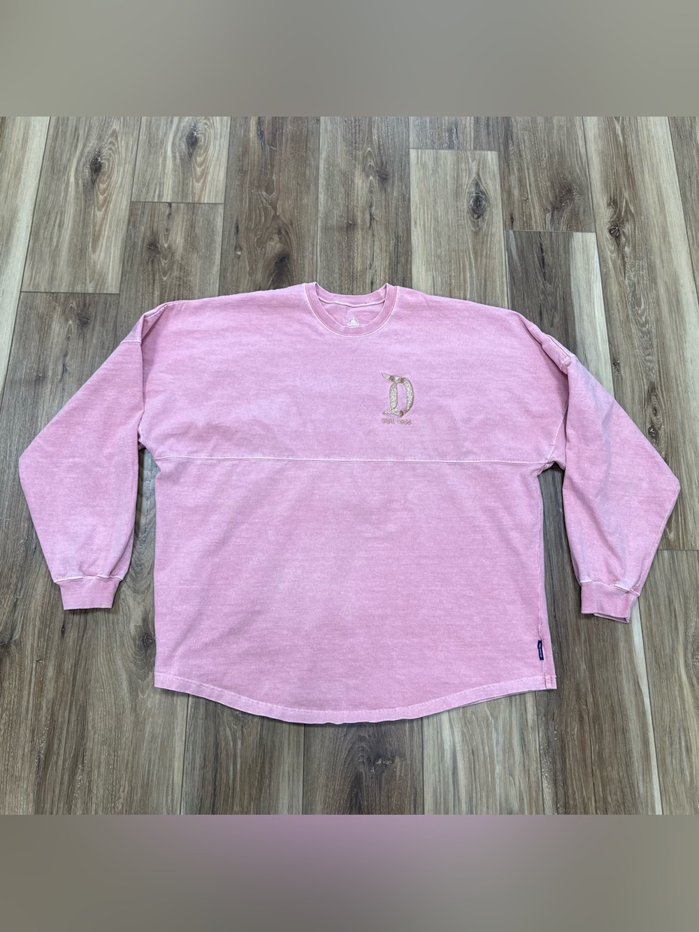Disneyland Resort Disney Briar Rose Spirit Jersey, Pink Gold Glitter, XL
